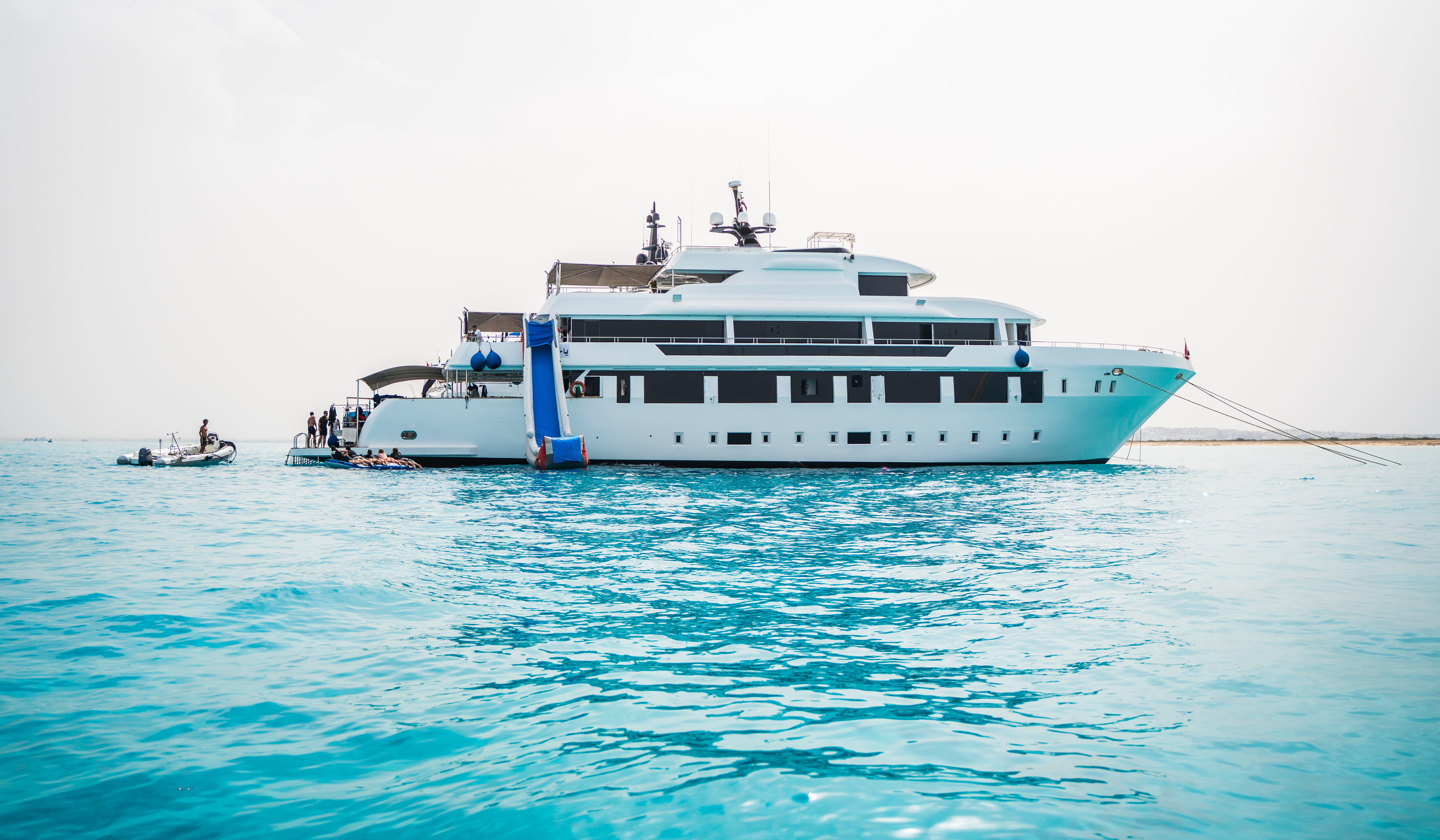 Yachtiano at anchor Red Sea